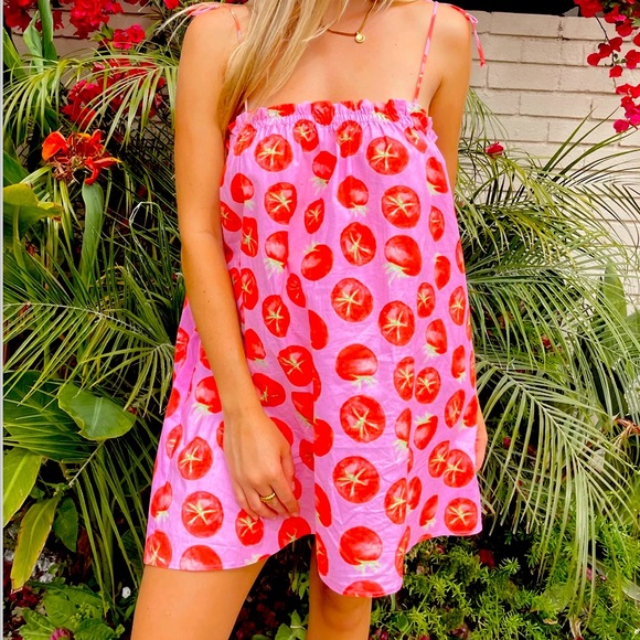 knee length dresses for ladies Little Angel Mini Dress, in Rainbow Reef, Size: 10-12Y main image 1